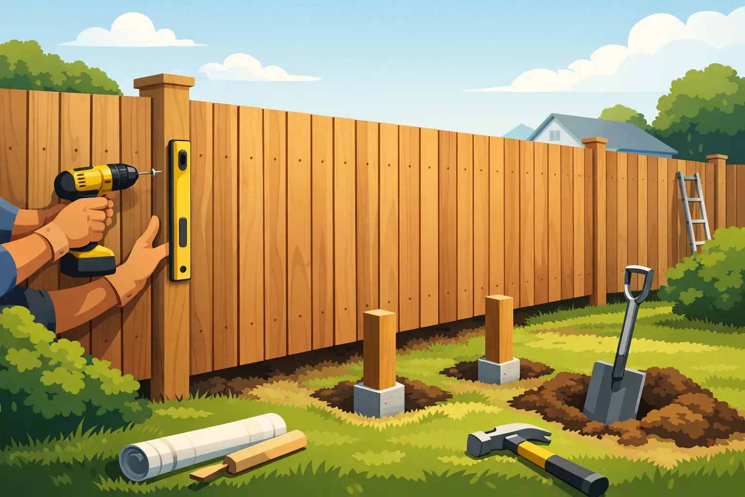 Cedar Privacy Fence Installation Done Right