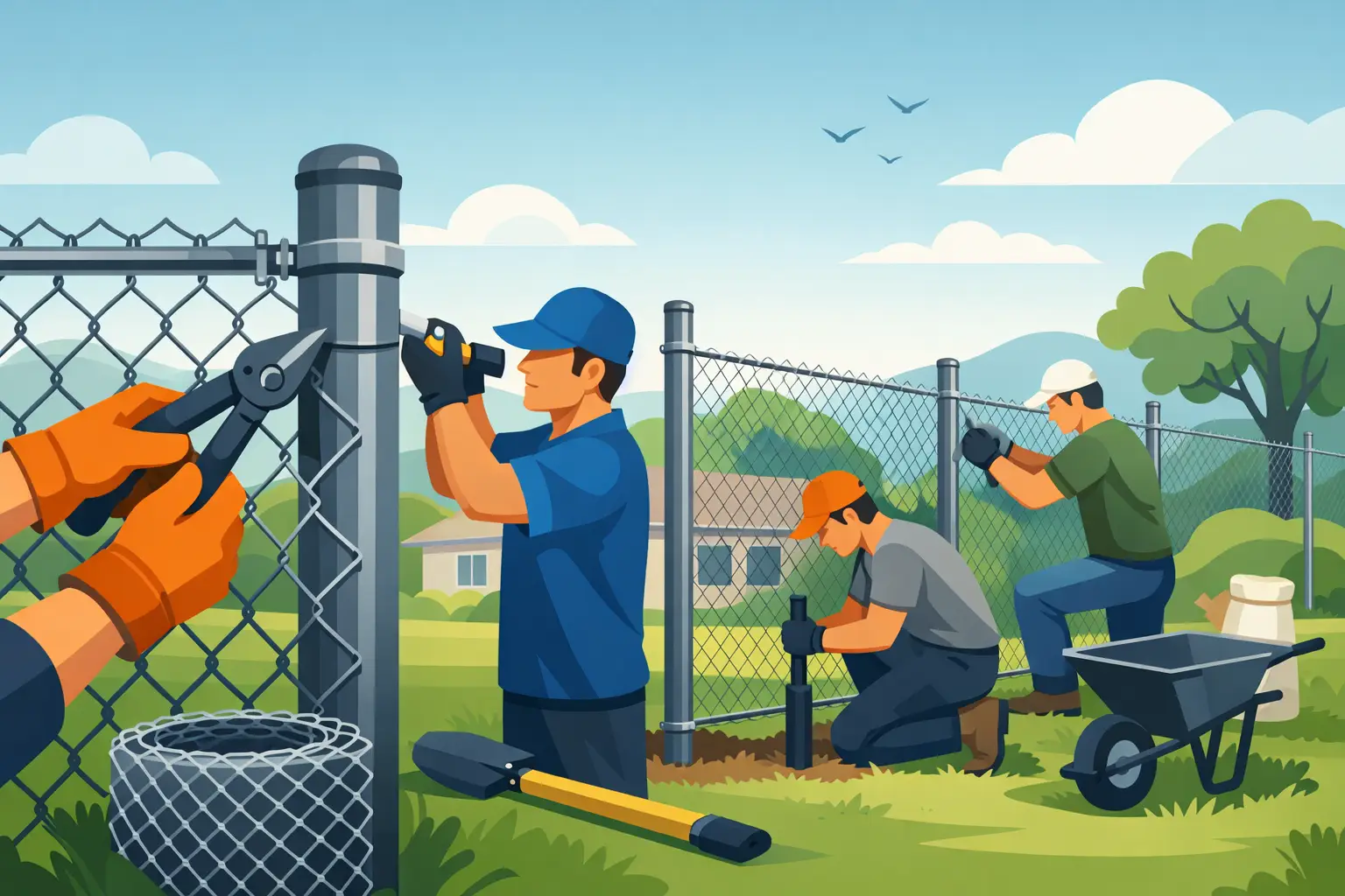 Chain Link Fence Installation Done Right