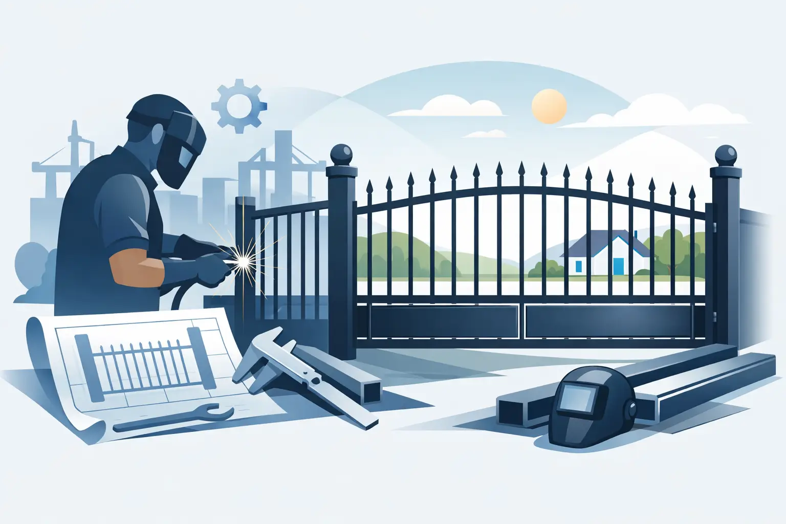 Custom Metal Fence Fabrication That Lasts